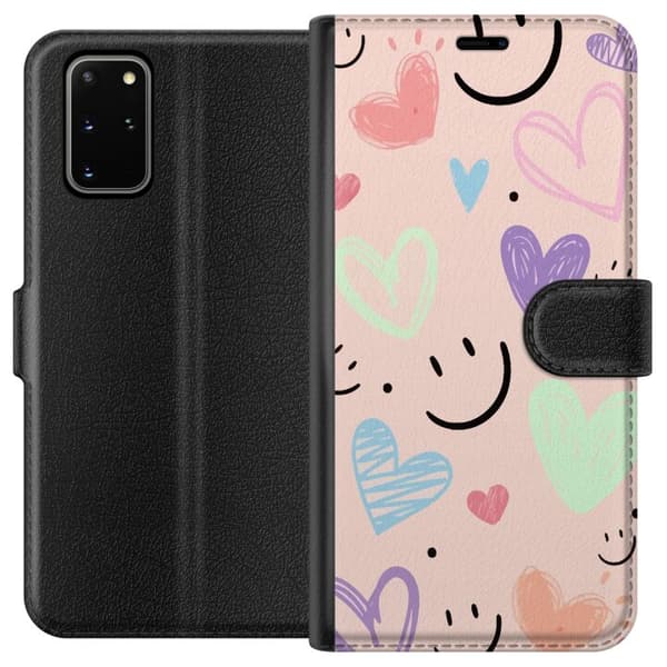 Yhteensopiva Lompakkokotelo Samsung Galaxy S20+ Sileä kuvio