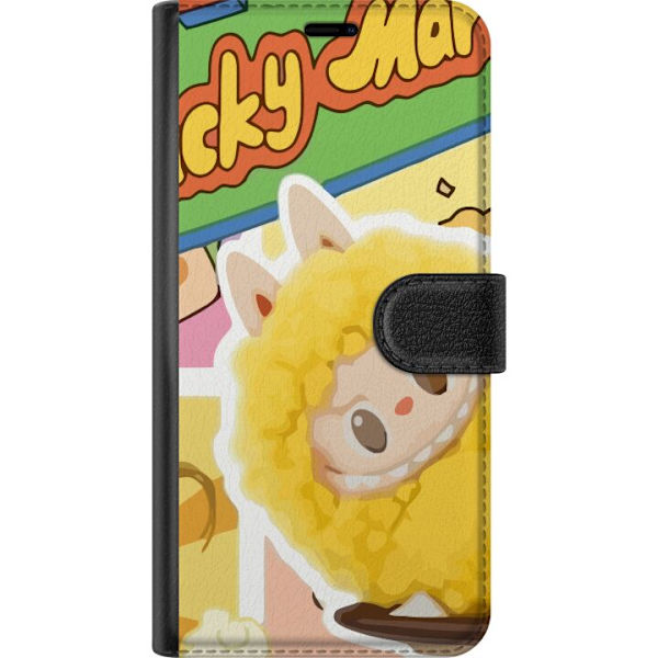 Samsung Galaxy A52s 5G Lompakkokotelo Labubu Wacky Mart Pop Mart -sarjan keräilyfiguuri Söpö Muotoilu Suosittu Teemalelu Sarja Luova Taidelelu