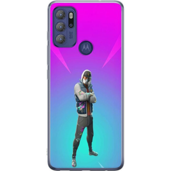 Motorola Moto G60S Genomskinligt Skal black knight fortnite