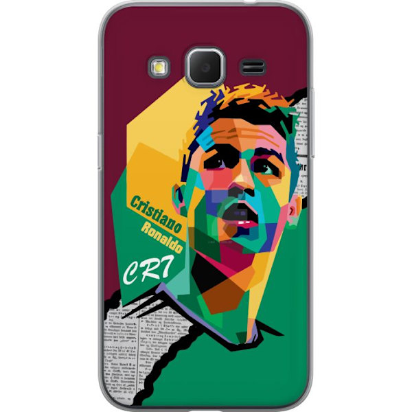 Samsung Galaxy Core Prime Läpinäkyvä kuori Ronaldo