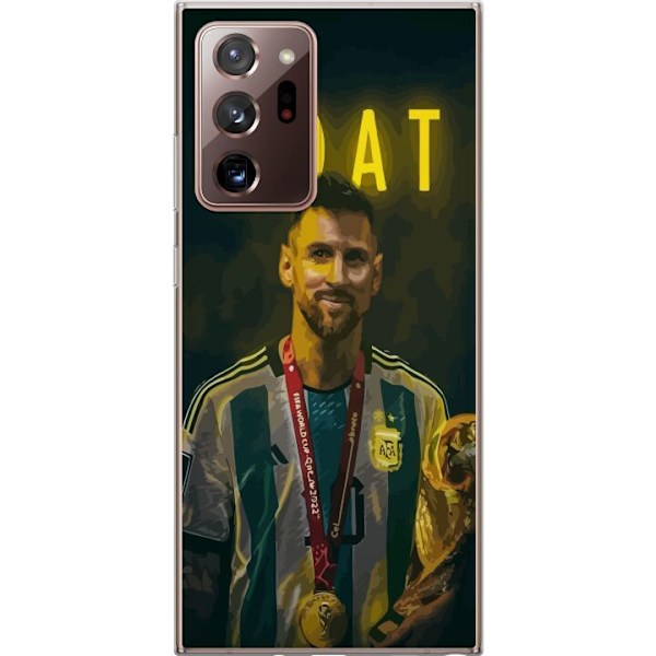 Samsung Galaxy Note20 Ultra Genomskinligt Skal Goat Messi