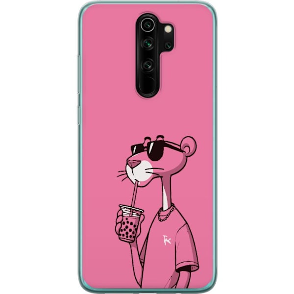 Xiaomi Redmi Note 8 Pro  Läpinäkyvä kuori Pink Panteri Juom