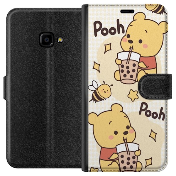 Samsung Galaxy Xcover 4 Lompakkokotelo Nalle Pooh - klassinen karhumotiivi uudessa tulkinnassa