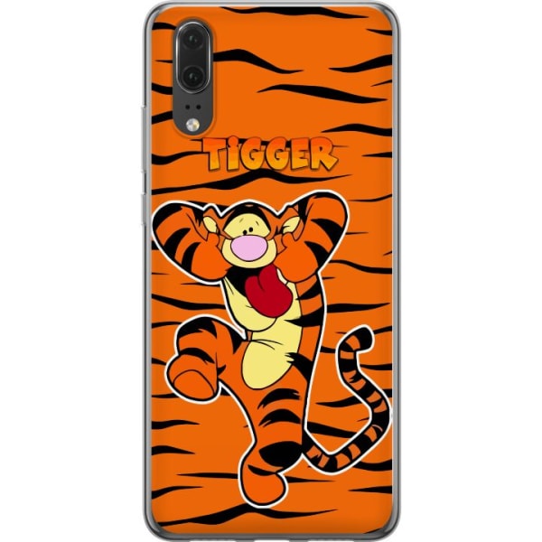 Huawei P20 Gennemsigtig cover Tiger