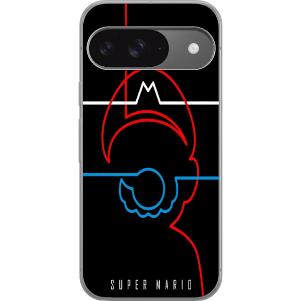 Google Pixel 9 Gennemsigtig cover Super Mario