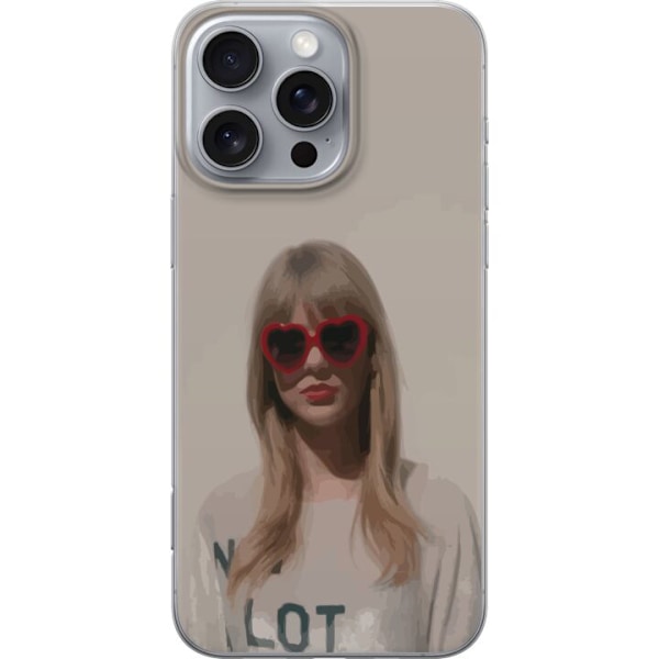 Apple iPhone 16 Pro Max Genomskinligt Skal Taylor Swift