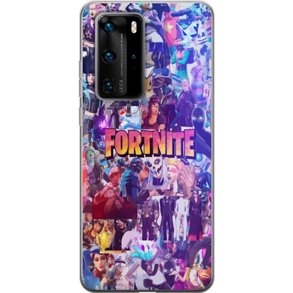 Huawei P40 Pro Läpinäkyvä kuori Fortnite