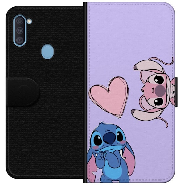 Samsung Galaxy A11 Plånboksfodral Stitch Mode