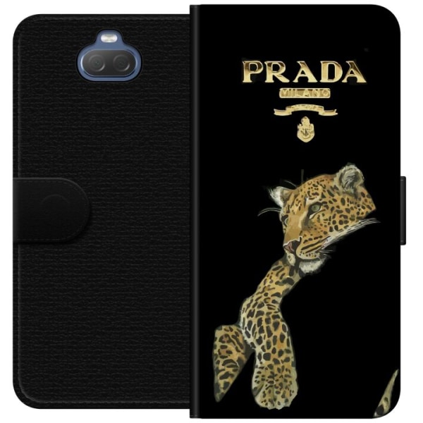 Sony Xperia 10 Lompakkokotelo Prada Leopard