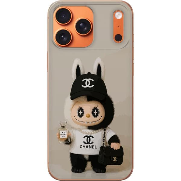 Kompatibel Mobilcover til Apple iPhone 17 Pro Max Sød designerfigur med luksuriøs, modeinspireret stil og elegant tilbehør sort