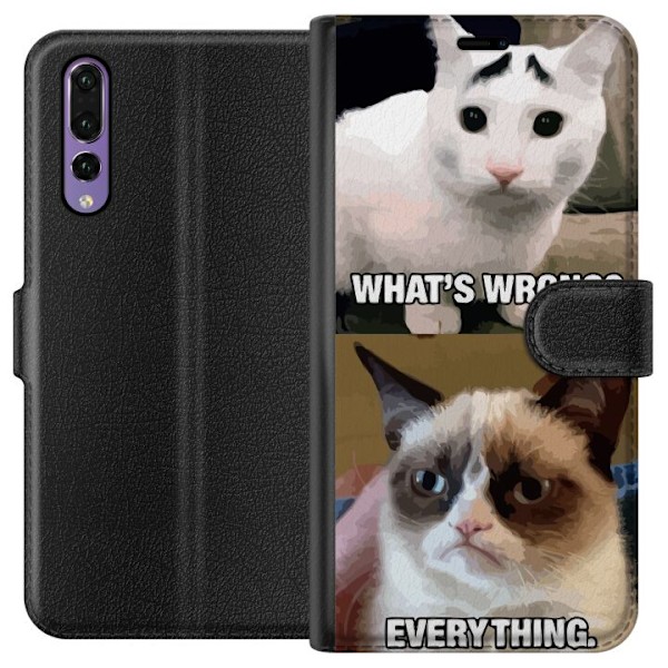 Huawei P20 Pro Tegnebogsetui Hvad er galt?