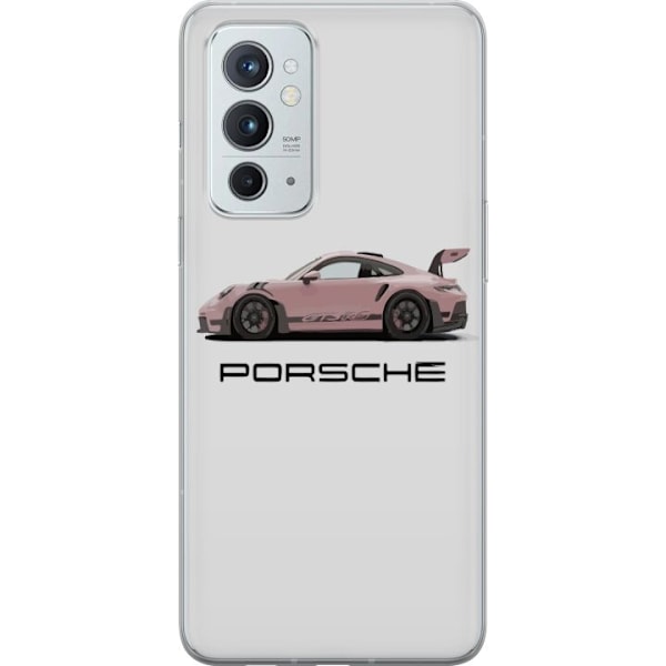 OnePlus 9RT 5G Genomskinligt Skal Porsche 911 Pink