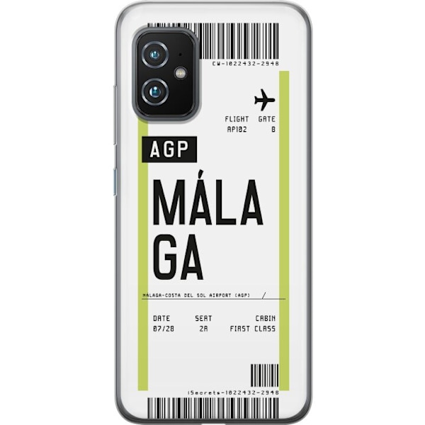 Asus Zenfone 8 Gjennomsiktig deksel Malaga