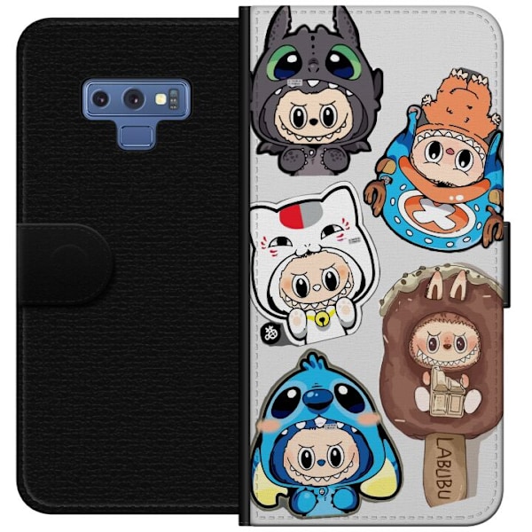 Samsung Galaxy Note9 Lompakkokotelo Labubu hahmokokoelma - Pop