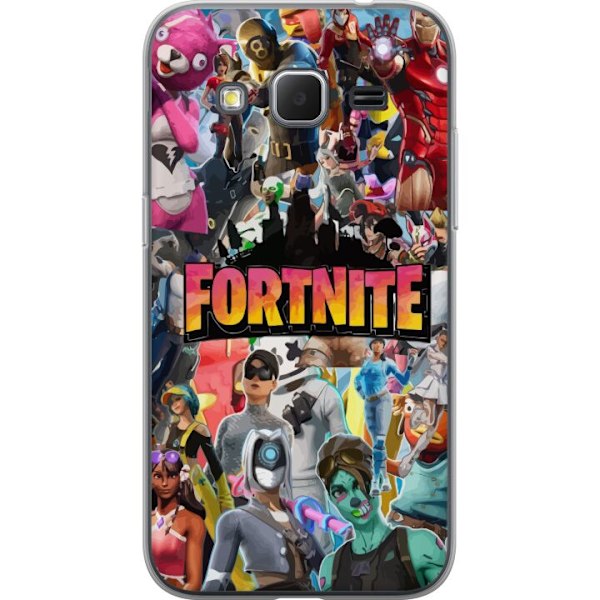 Samsung Galaxy Core Prime Gennemsigtig cover Fortnite