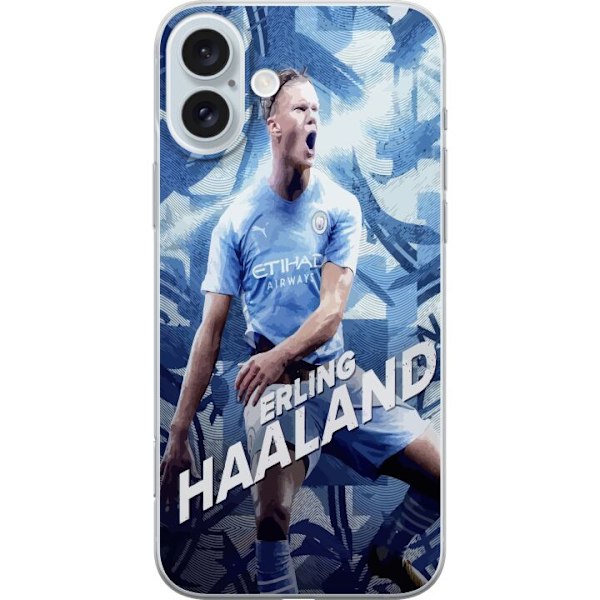 Apple iPhone 16 Plus Gennemsigtig cover Erling Haaland