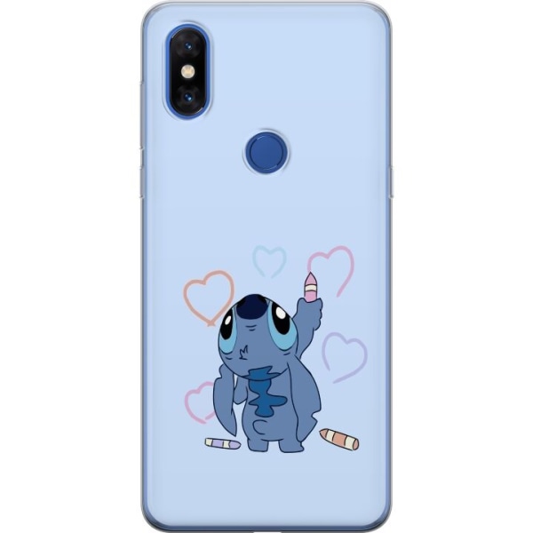 Xiaomi Mi Mix 3 Gennemsigtig cover Stitch Hjerter