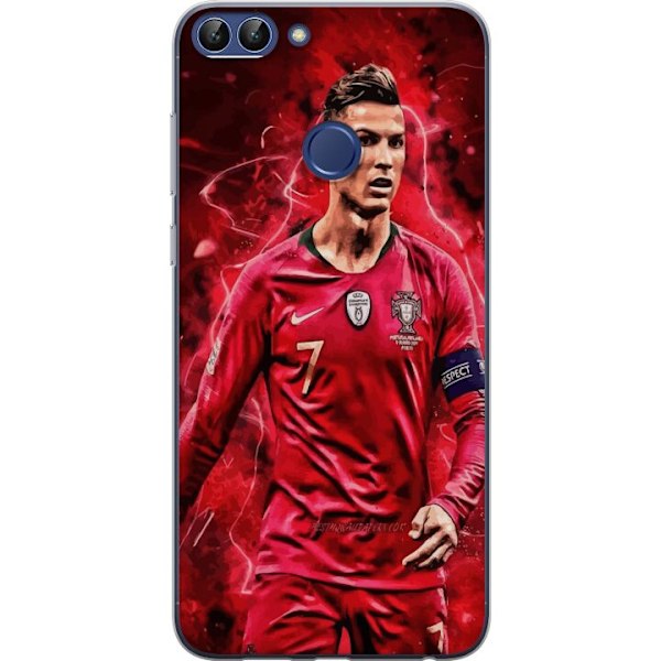 Huawei P smart Genomskinligt Skal Ronaldo Skills – CR7 Design för Äkta Supporters
