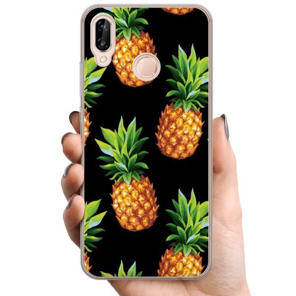 Huawei P20 lite TPU Matkapuhelimen kuori Ananas