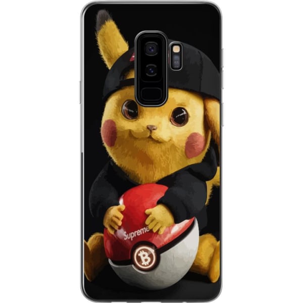 Samsung Galaxy S9+ Läpinäkyvä kuori Pikachu Supreme