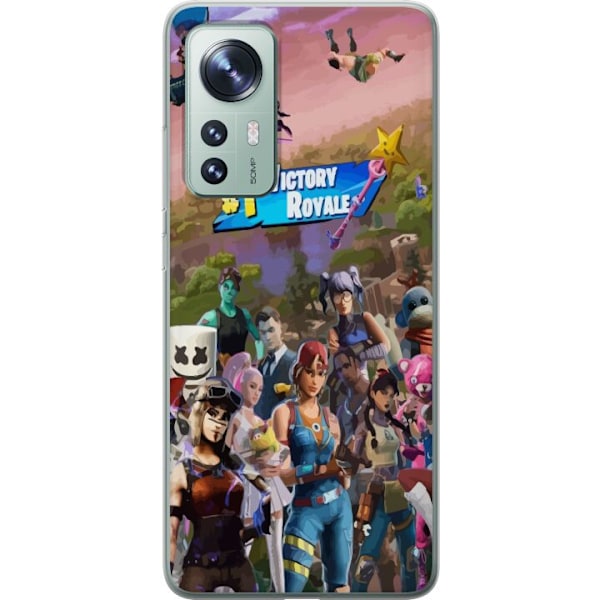 Xiaomi 12 Gennemsigtig cover Fortnite