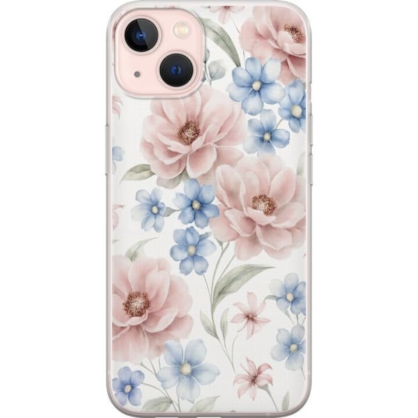 Kompatibel Mobilcover til Apple iPhone 13 mini Romantiske blomster