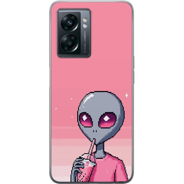 OnePlus Nord N300 Läpinäkyvä kuori Alien Smoothie