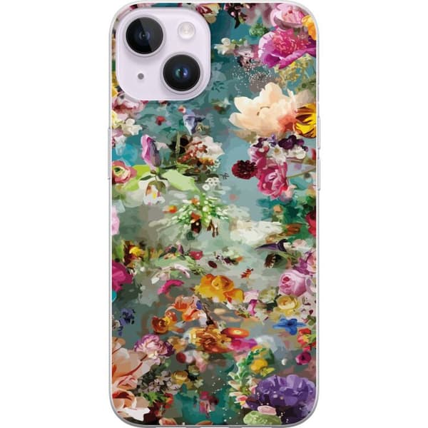 Kompatibelt Mobildeksel til Apple iPhone 14 Blomster