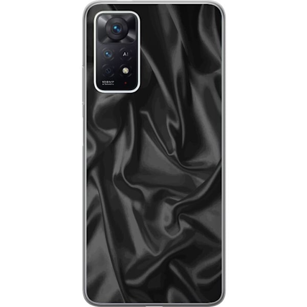 Xiaomi Redmi Note 11 Pro Gennemsigtig cover Silke Sort