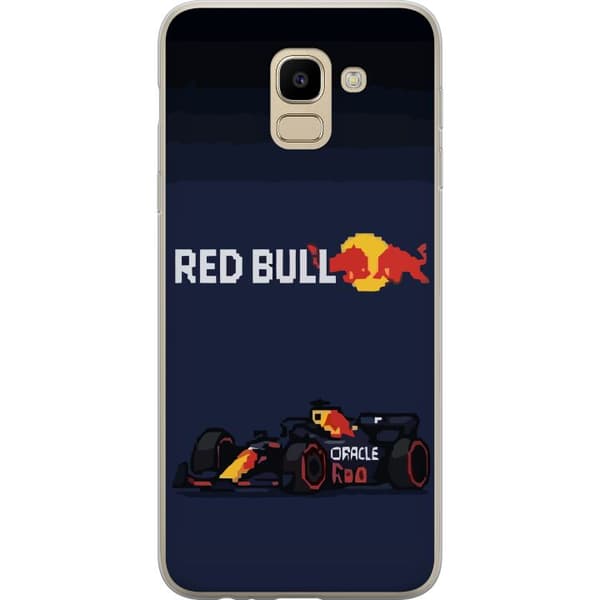 Kompatibelt Mobildeksel til Samsung Galaxy J6 Pixelracer i retrostil svart