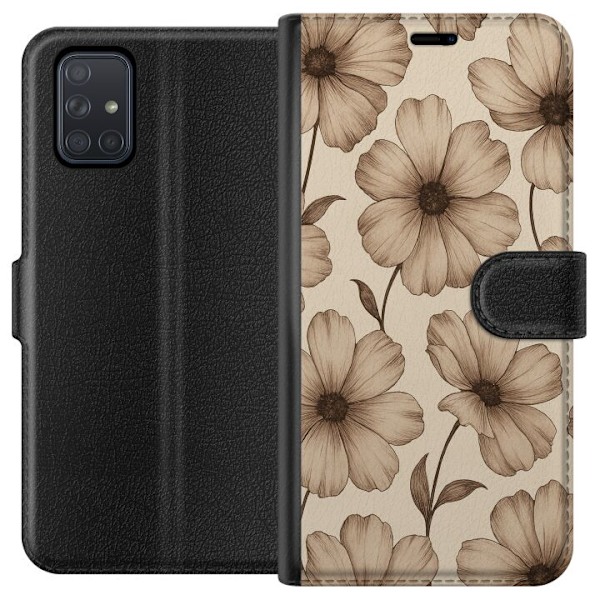 Samsung Galaxy A71 Tegnebogsetui Pastel Rush
