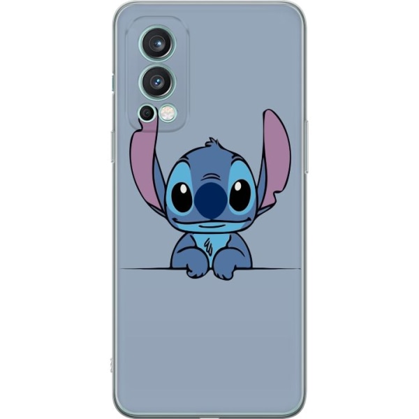 OnePlus Nord 2 5G Läpinäkyvä kuori Lilo & Stitch