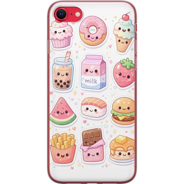 Kompatibelt Mobildeksel til Apple iPhone 7 pixelmonster grön
