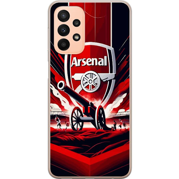 Samsung Galaxy A23 5G Gennemsigtig cover Arsenal