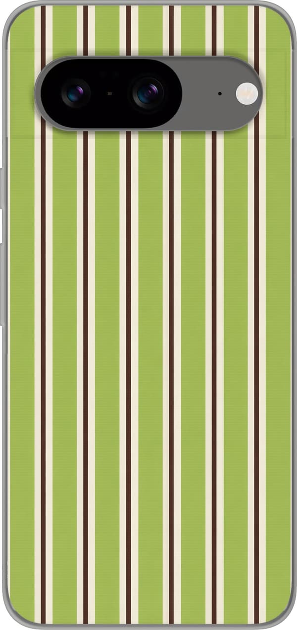 Kompatibelt Mobilskal till Google Pixel 8 Matcha Stripe grön