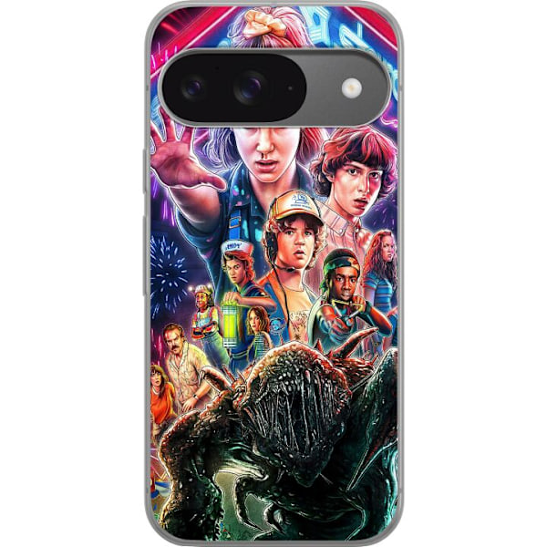 Google Pixel 9 Pro Gennemsigtig cover Stranger Things