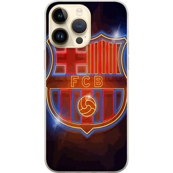 Apple iPhone 15 Pro Max Gennemsigtig cover FC Barcelona