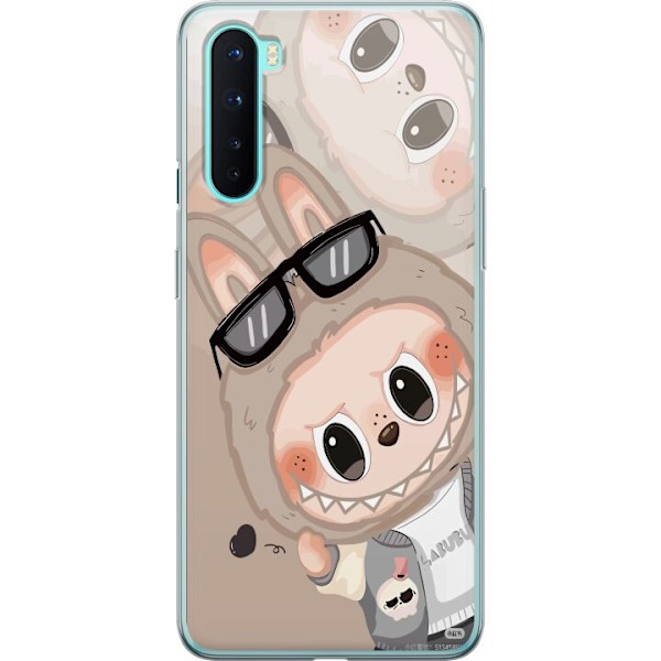 OnePlus Nord Läpinäkyvä kuori Labubu Rainbow Chaos