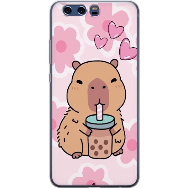 Huawei P10 Gjennomsiktig deksel Kawaii Capybara Hjerteanime St