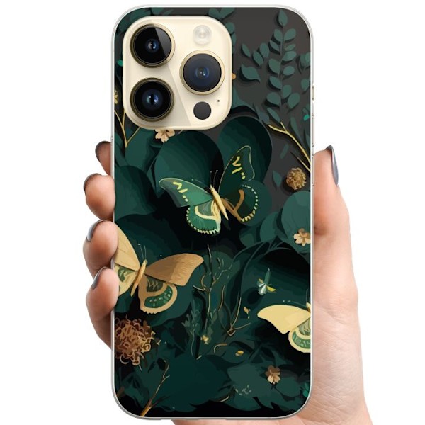 Apple iPhone 15 Pro TPU Mobilskal Fjärilar