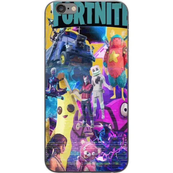 Apple iPhone 6s Plus Gennemsigtig cover Fortnite