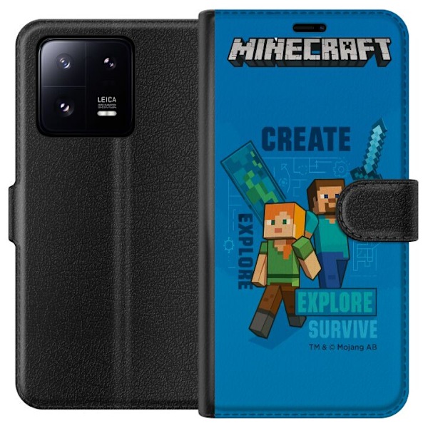 Xiaomi 13 Pro Tegnebogsetui Minecraft Huler