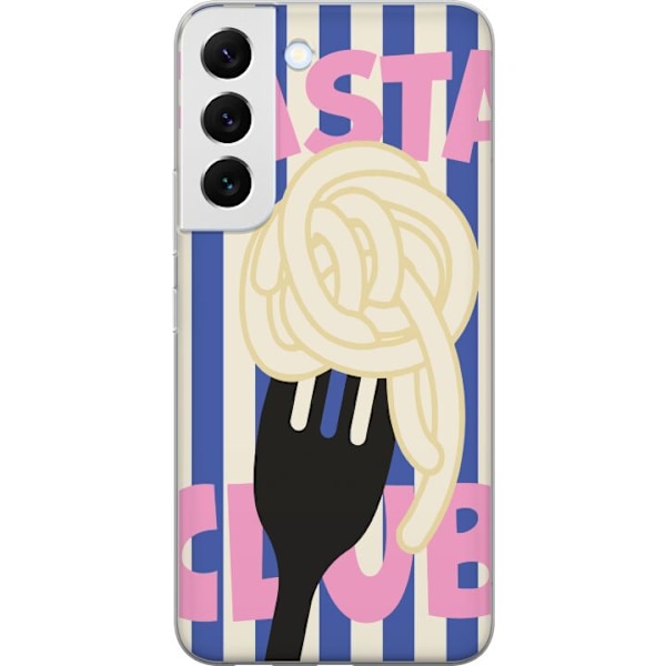 Samsung Galaxy S22+ 5G Läpinäkyvä kuori Pasta Twirl