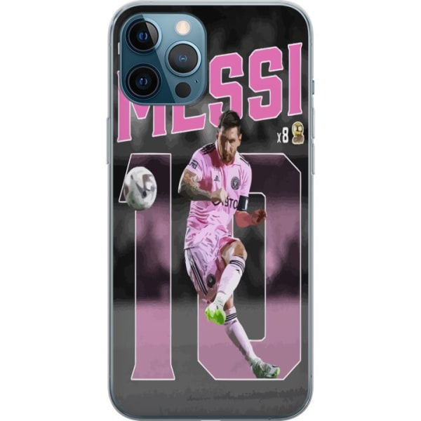 Apple iPhone 12 Pro Max Gennemsigtig cover Lionel Messi