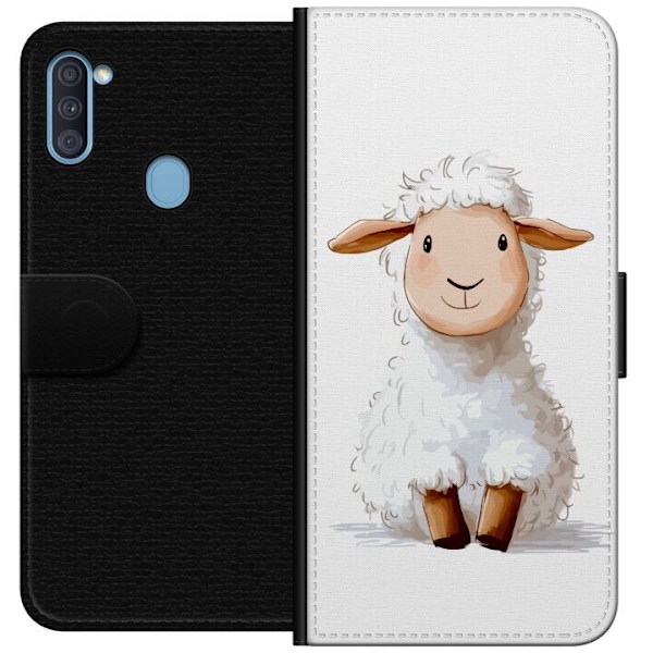 Samsung Galaxy A11 Lompakkokotelo Suloinen Lammas - lasten ja