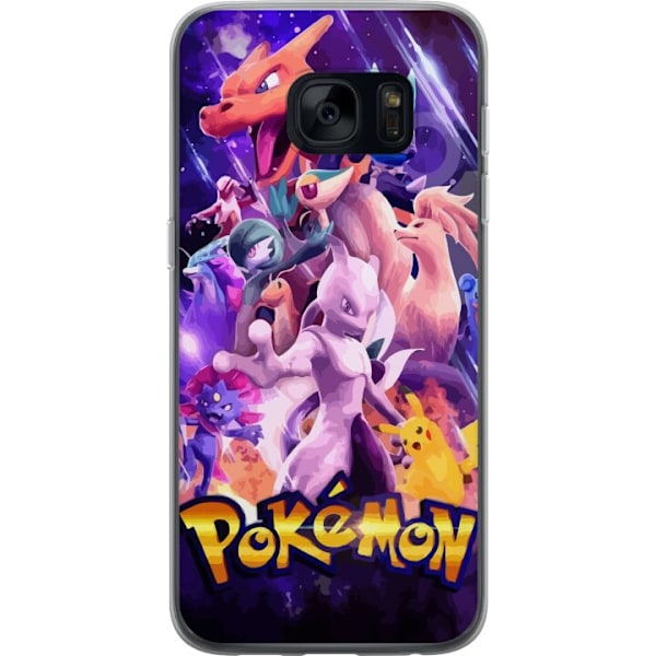 Samsung Galaxy S7 Gjennomsiktig deksel Pokemon