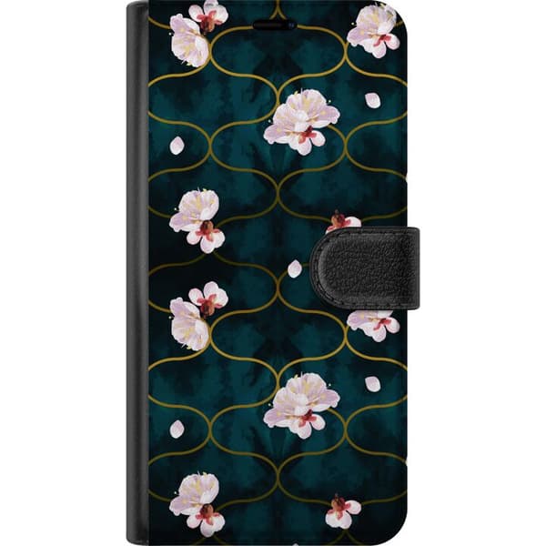 Kompatibel Tegnebogsetui til Samsung Galaxy S9 Blomster