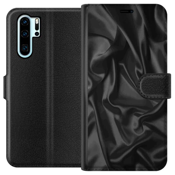 Kompatibelt Lommeboketui til Huawei P30 Pro Silke Svart