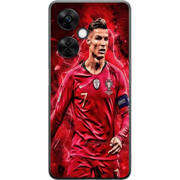 OnePlus Nord CE3 Genomskinligt Skal Ronaldo Skills – CR7 Design för Äkta Supporters