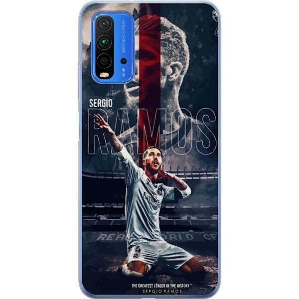 Xiaomi Redmi 9T Genomskinligt Skal Ramos Fotboll Legend Motiv Spelare Real Madrid Spanien Back Ikoniskt Namn Fotbollsstjärna Sport